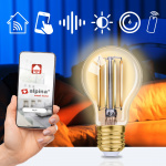 Alpina WiFi Smart E27 LED Filament varm hvid 5,5W 470 lm Alpina WiFi Smart E27 LED Filament varm hvid 5,5W 470 lm