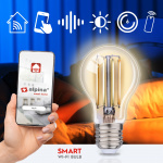 Alpina WiFi Smart E27 LED Filament varm hvid 7W 806 lm Alpina WiFi Smart E27 LED Filament varm hvid 7W 806 lm