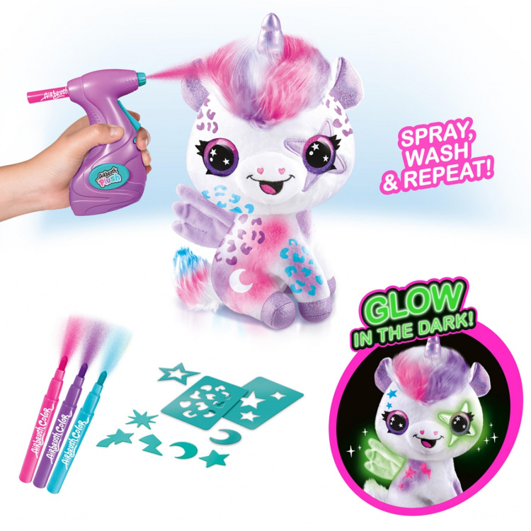 AMO TOYS Airbrush Plush Glow in the Dark