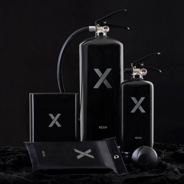 nexa DLSA-866/LL Optisk brandvarnare med inbyggt batteri 10år Svart