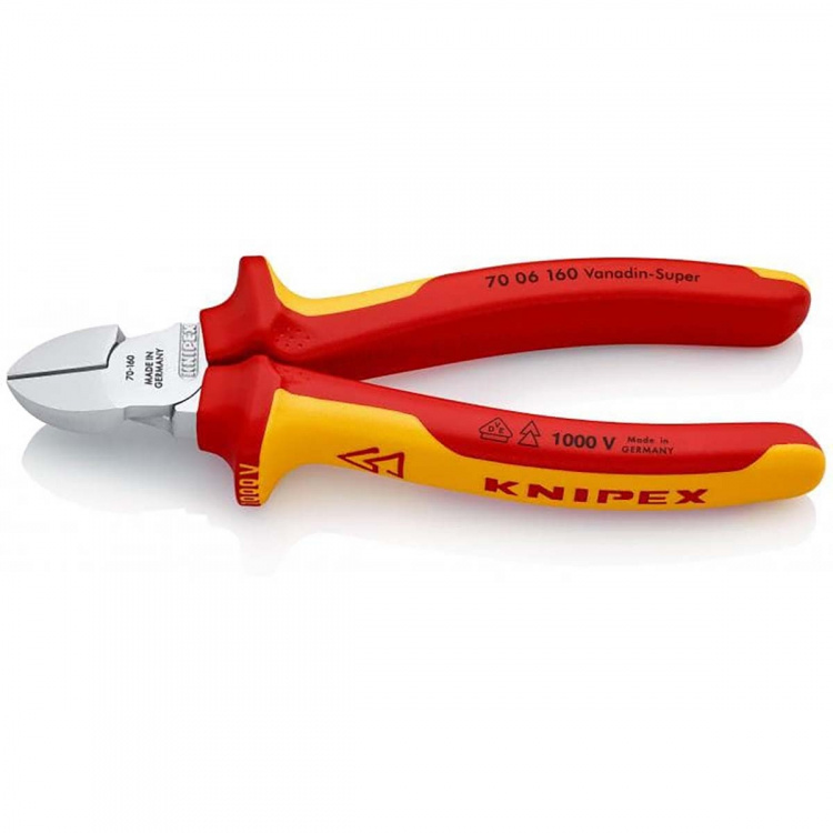 KNIPEX Skævbider VDE 160 mm
