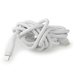 Nedis Lightning Kabel | USB 2.0 | Apple Lightning 8-pin | USB-C™ Han | 480 Mbps | Nikkelplateret | 1.50 m | Runde | Silikone | Hvid | Box