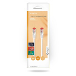 Nedis CAT6a netværkskabel | S/FTP | RJ45 Han | RJ45 Han | 3.00 m | Snagless | Runde | LSZH | Hvid | Box