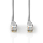 Nedis CAT5e netværkskabel | U/UTP | RJ45 Han | RJ45 Han | 2.00 m | Runde | PVC | Grå | Label