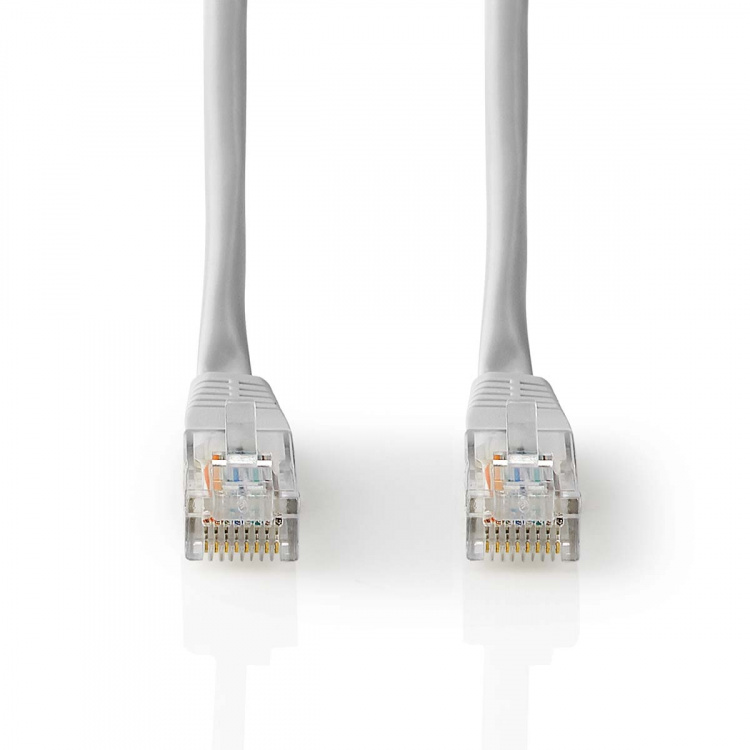 Nedis CAT5e netværkskabel | U/UTP | RJ45 Han | RJ45 Han | 2.00 m | Runde | PVC | Grå | Label