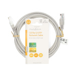 Nedis CAT5e netværkskabel | U/UTP | RJ45 Han | RJ45 Han | 2.00 m | Runde | PVC | Grå | Label