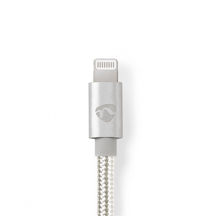 Nedis Lightning Kabel | USB 2.0 | USB-C™ Han | Apple Lightning 8-pin | 480 Mbps | Guldplateret | 2.00 m | Runde | Flettet / Nylon | Aluminium | Cover Window Box