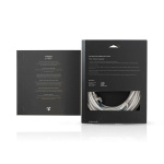 Nedis CAT6a netværkskabel | S/FTP | RJ45 Han | RJ45 Han | 10.0 m | Snagless | Runde | Flettet / PVC | Sølv | Cover Window Box