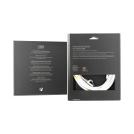 Nedis CAT6a netværkskabel | S/FTP | RJ45 Han | RJ45 Han | 5.00 m | Snagless | Runde | Flettet / PVC | Sølv | Cover Window Box