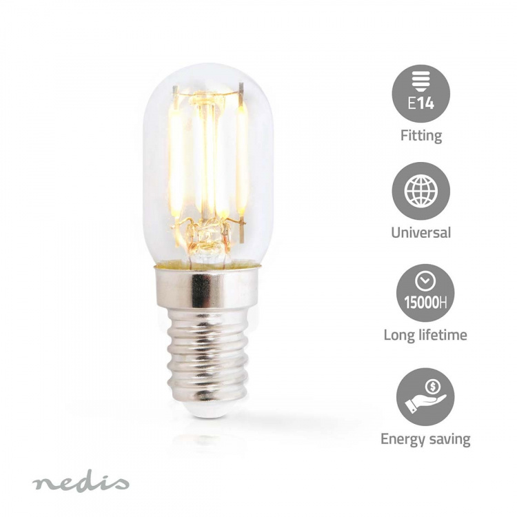 Nedis Pære til Køleskab | LED | E14 | 1.5 W | T22
