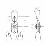 Piergiacomi Skæretang 118 mm Præcision