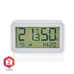 Nedis SmartLife Klimasensor | Zigbee 3.0 | Batteri | Android™ / IOS | Hvid