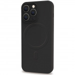 Celly Cromomag Magnetic Soft rubber case MagSafe iPhone 15 Pro Svart