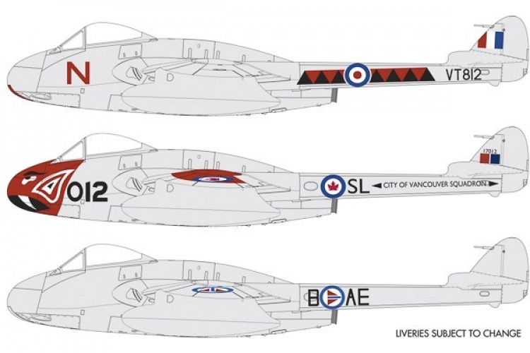 AIRFIX de Havilland Vampire F.3 1:48