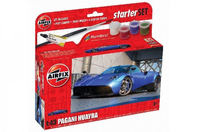 AIRFIX Small Starter Set 1:43 Pagani Huayra, new