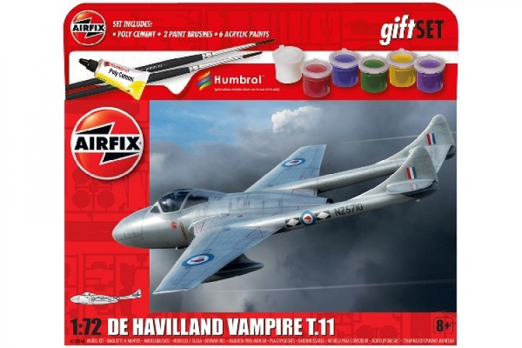Airfix de Havilland Vampire T.11, 1:72 hanging gift set