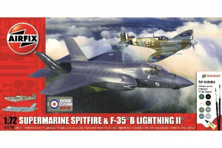 AIRFIX \'Then and Now\' Spitfire Mk.Vc & F-35B Lightning II