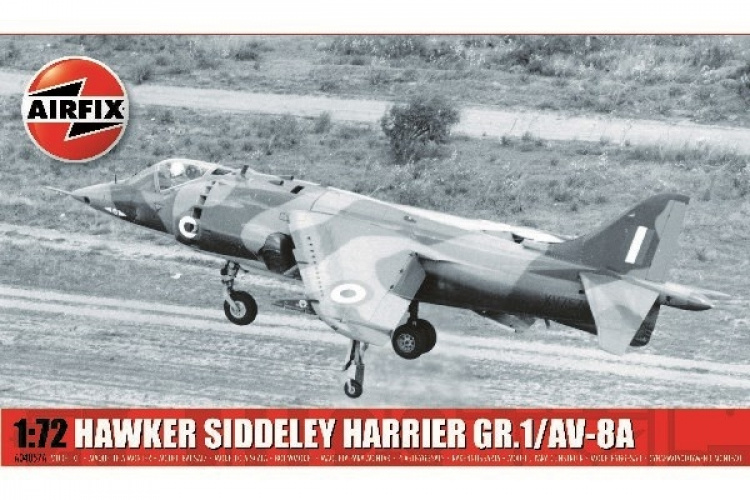 Airfix Hawker Siddeley Harrier GR.1/AV-8A 1:72 Airfix Hawker Siddeley Harrier GR.1/AV-8A 1:72
