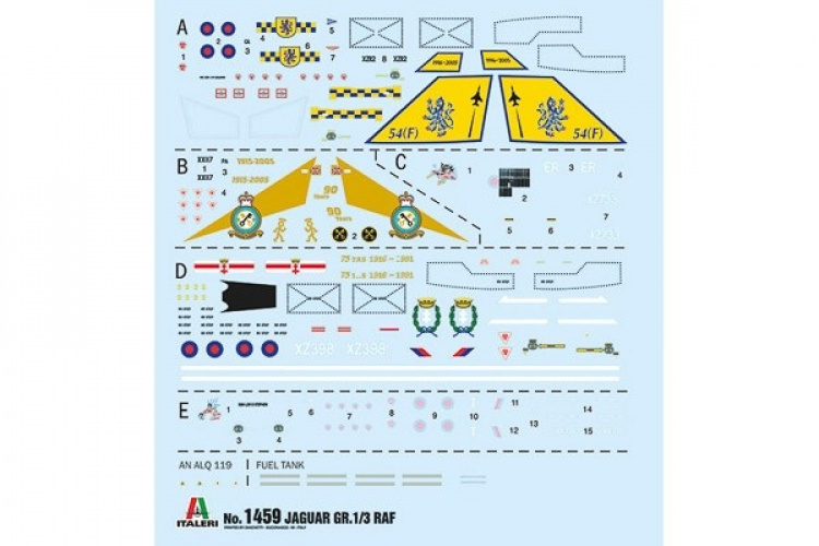 ITALERI 1:72 Sepecat JAGUAR GR.1-3 R.A.F