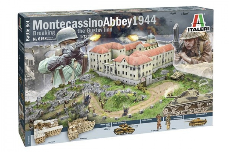 ITALERI 1:72 Montecassino 1944: \'\'Gustav\'\' Line Battle ITALERI 1:72 Montecassino 1944: \'\'Gustav\'\' Line Battle