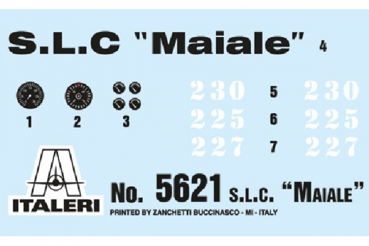 ITALERI 1:35 S.L.C. \'\'Maiale\'\' with crew ITALERI 1:35 S.L.C. \'\'Maiale\'\' with crew