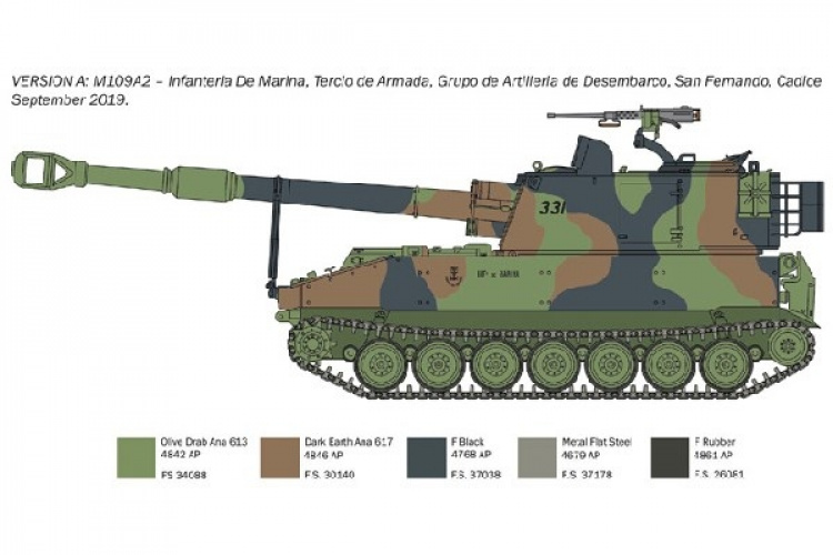 Italeri 1:35 M-109/A2-A3-G Italeri 1:35 M-109/A2-A3-G