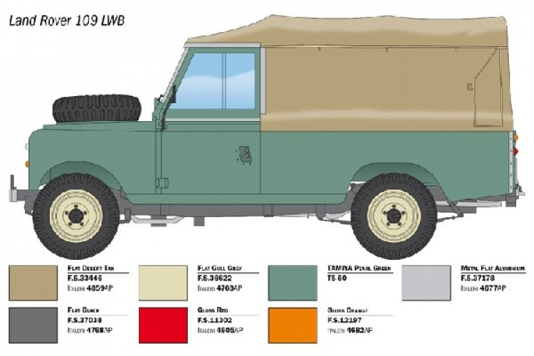 ITALERI 1:24 Land Rover 109 LWB