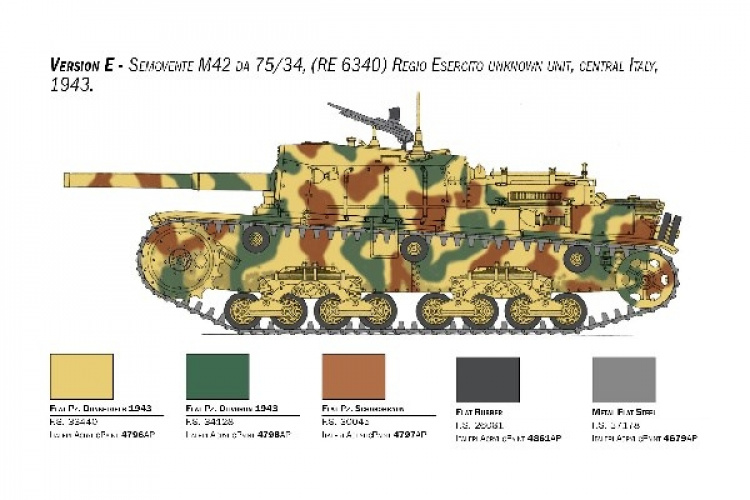 ITALERI 1:35 Semovente M42 da 75/34