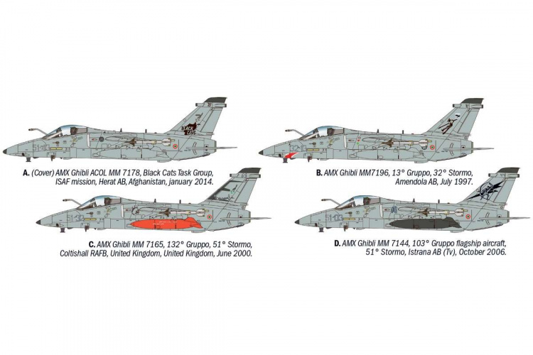 ITALERI 1:72 AMX Ghibli ITALERI 1:72 AMX Ghibli