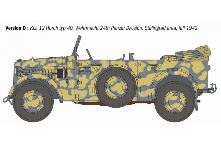 ITALERI 1:35 Kfz. Horch 901 typ 40 Frühe Ausf