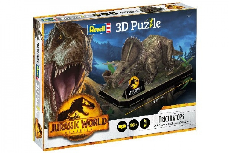 Revell 3D puzzle, Jurassic World Dominion, Triceratops