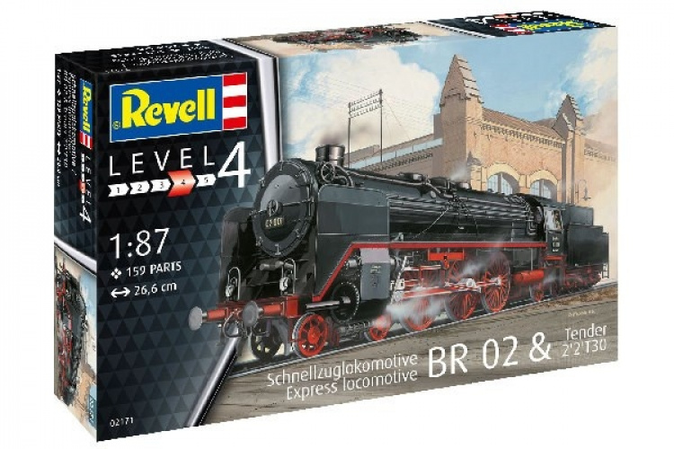 Revell Express locomotive BR 02 & Tender 2\'2\'T30