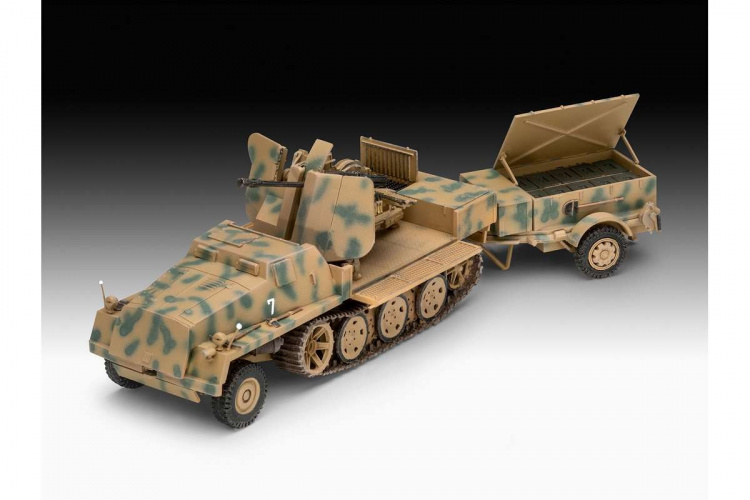 Revell sWs with 3.7cm Flak 43 & Ammunition Trailer
