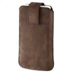 Hama Mobiltaske Chic Medium Læder Universal Mørkebrun