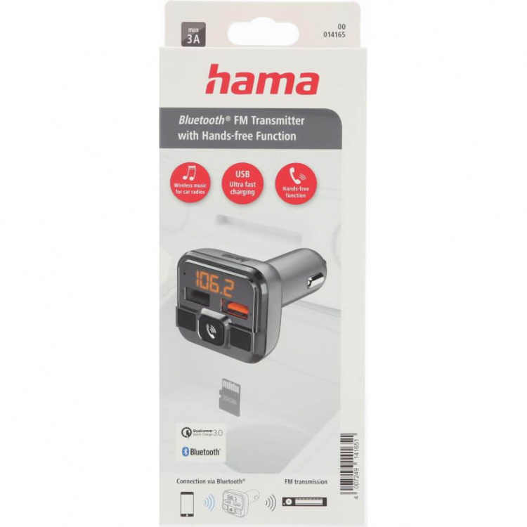 Hama FM-transmitter Bluetooth Håndfri Hama FM-transmitter Bluetooth Håndfri