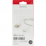 Hama Ladekabel USB-A til Lightning Hvid 1,5 m