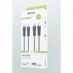 Hama Audiokabel 2 RCA - 2 RCA 3,0m