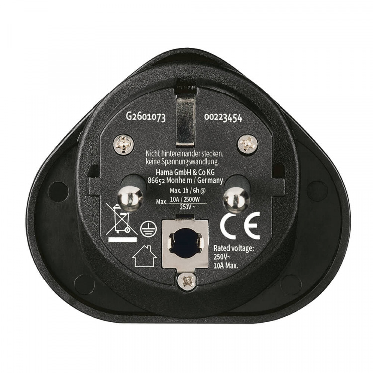 Hama Rejseadapter Type E/F Universal World-EU Sort