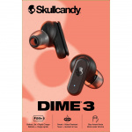 Skullcandy Høretelefoner Dime 3 Trådløs TWS In-Ear Sort