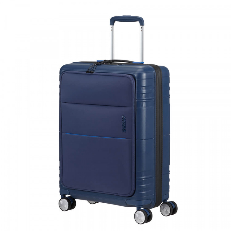 American Tourister Kuffert Hello Cabin Spinner 55 Front Pocket Navy