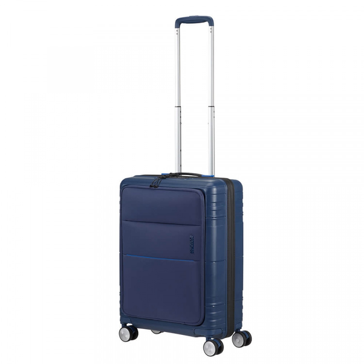 American Tourister Kuffert Hello Cabin Spinner 55 Front Pocket Navy
