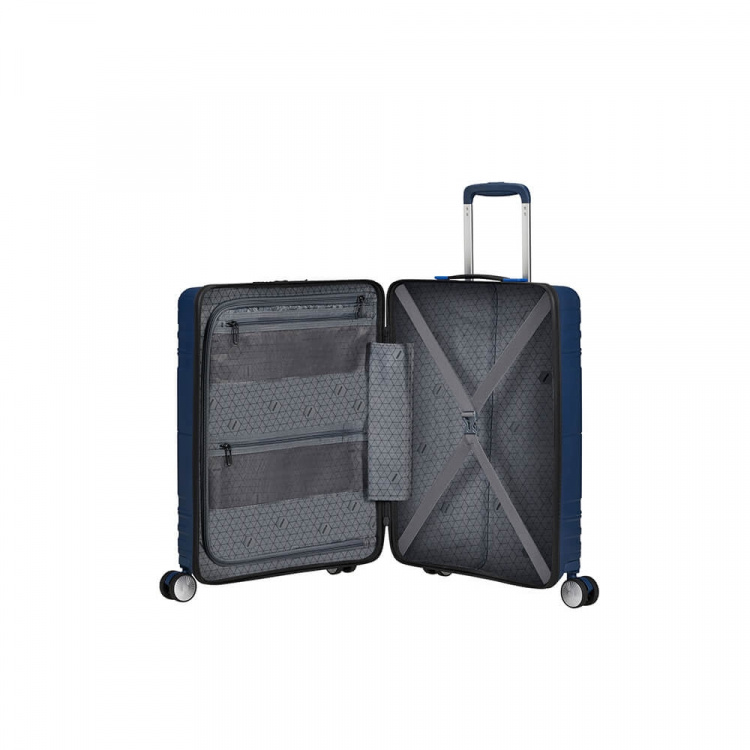 American Tourister Kuffert Hello Cabin Spinner 55 Front Pocket Navy