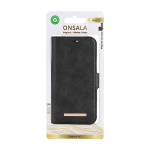 Onsala Wallet Case Eco 2 kortrum MagSeries Sort - iPhone 15