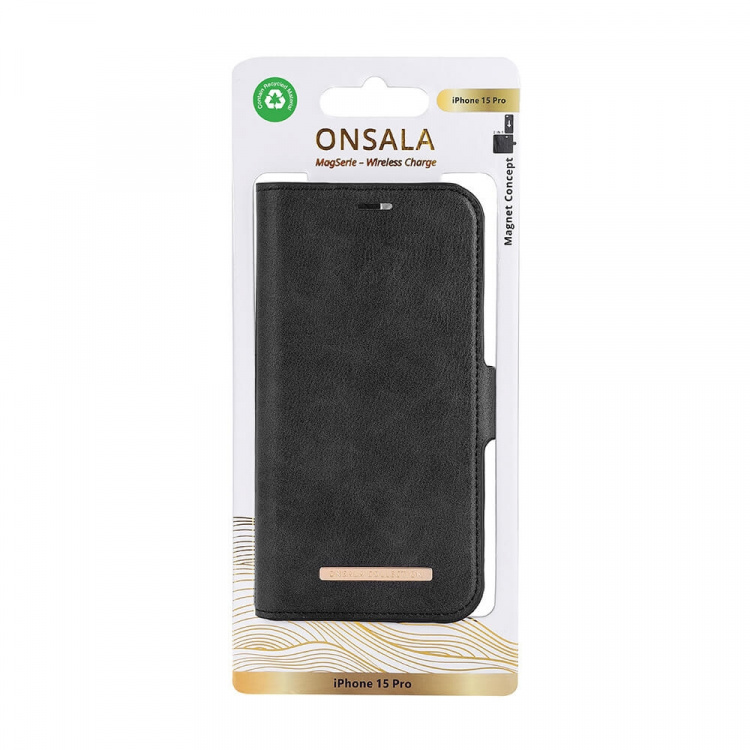 Onsala Wallet Case Eco 2 Card Slots MagSeries Sort - iPhone 15 Pro