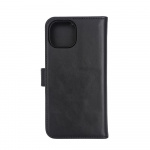 Radicover Wallet Case 2i1 Anti-stråling Læder MagS Sort - iPhone 15