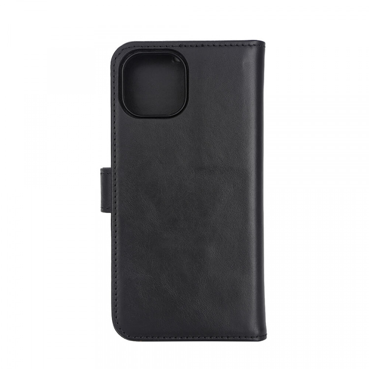 Radicover Wallet Case 2i1 Anti-stråling Læder MagS Sort - iPhone 15