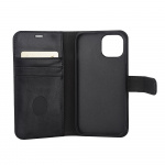 Radicover Wallet Case 2i1 Anti-stråling Læder MagS Sort - iPhone 15