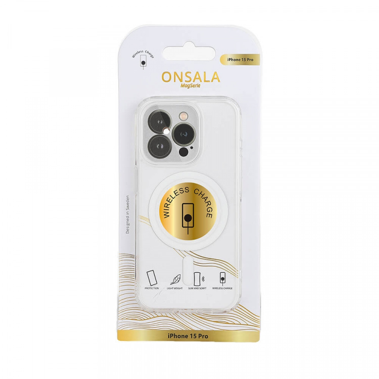 Onsala Mobilcover MagSeries Transparent - iPhone 15 Pro