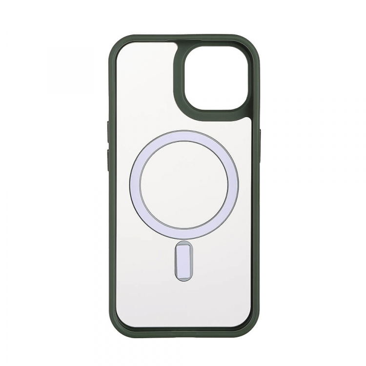 Onsala Cover Bumper MagSerie iPhone 15 Clear Green