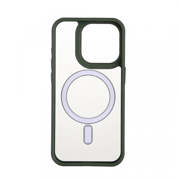 Onsala Phone Case Bumper MagSeries Green & Clear - iPhone 15 Pro